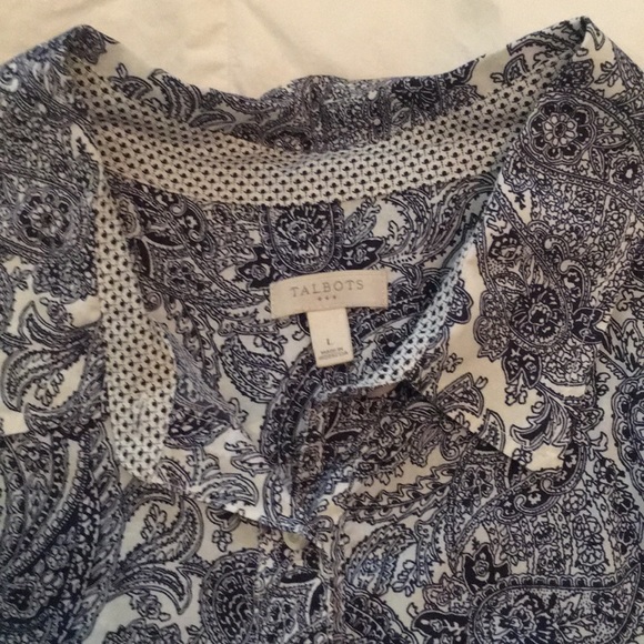 (2) Talbots blouses 👚. - Picture 4 of 7